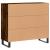 Dulap, stejar fumuriu, 90x34x80 cm, lemn compozit GartenMobel Dekor