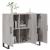 Dulap, gri sonoma, 90x34x80 cm, lemn compozit GartenMobel Dekor
