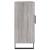 Dulap, gri sonoma, 90x34x80 cm, lemn compozit GartenMobel Dekor