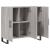 Dulap, gri sonoma, 90x34x80 cm, lemn compozit GartenMobel Dekor