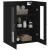 Dulap cu montaj pe perete, negru, 69,5x34x90 cm GartenMobel Dekor