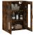 Dulap montat pe perete, stejar fumuriu, 69,5x34x90 cm GartenMobel Dekor