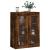 Dulap montat pe perete, stejar fumuriu, 69,5x34x90 cm GartenMobel Dekor
