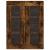Dulap montat pe perete, stejar fumuriu, 69,5x34x90 cm GartenMobel Dekor