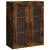 Dulap montat pe perete, stejar fumuriu, 69,5x34x90 cm GartenMobel Dekor