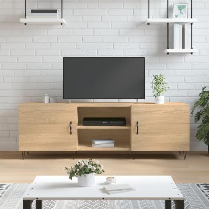 Comodă TV, stejar sonoma, 150x30x50 cm, lemn compozit GartenMobel Dekor