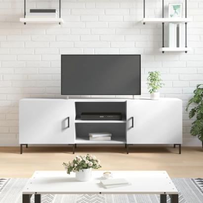 Comodă TV, alb, 150x30x50 cm, lemn compozit GartenMobel Dekor