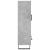 Dulap înalt, gri beton, 69,5x31x115 cm, lemn compozit GartenMobel Dekor