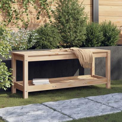 Bancă de grădină, 108x35x45 cm, lemn masiv de pin GartenMobel Dekor