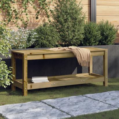 Bancă de grădină, 108x35x45 cm, lemn masiv de pin tratat GartenMobel Dekor