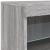 Servantă cu lumini LED, gri sonoma, 60x37x67 cm GartenMobel Dekor