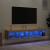 Comode TV cu lumini LED, 2 buc., stejar sonoma, 80x30x30 cm GartenMobel Dekor