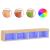 Comode TV cu lumini LED, 2 buc., stejar sonoma, 80x30x30 cm GartenMobel Dekor