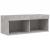 Comodă TV cu lumini LED, gri beton, 80x30x30 cm GartenMobel Dekor