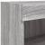 Comode TV cu lumini LED, 2 buc., gri sonoma, 80x30x30 cm GartenMobel Dekor