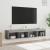Comode TV cu lumini LED, 2 buc., gri sonoma, 80x30x30 cm GartenMobel Dekor