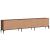 Comodă TV cu sertar, stejar fumuriu 200x25x44 cm lemn prelucrat GartenMobel Dekor