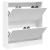 Pantofar, alb, 80x21x87,5 cm, lemn compozit GartenMobel Dekor