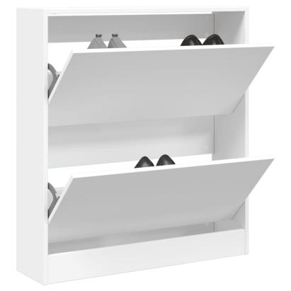 Pantofar, alb, 80x21x87,5 cm, lemn compozit GartenMobel Dekor