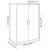 Dulap, negru, 60x31x84 cm, lemn prelucrat GartenMobel Dekor