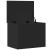 Cutie de depozitare, negru, 60x42x46 cm, lemn prelucrat GartenMobel Dekor
