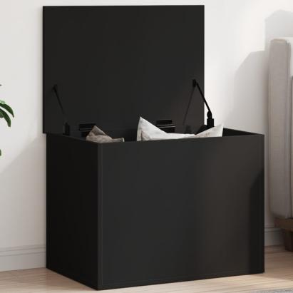 Cutie de depozitare, negru, 60x42x46 cm, lemn prelucrat GartenMobel Dekor