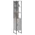 Dulap de baie, gri sonoma, 33x33x185,5 cm, lemn prelucrat GartenMobel Dekor
