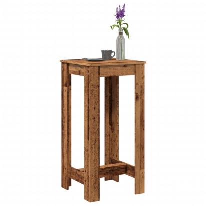 Masă bar, lemn vechi, 51x50x103,5 cm, lemn prelucrat GartenMobel Dekor