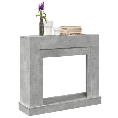 Mască de șemineu, gri beton, 100x30x87,5 cm, lemn prelucrat GartenMobel Dekor
