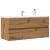 Dulap chiuvetă, stejar artizanal, 100x38,5x45 cm lemn prelucrat GartenMobel Dekor