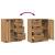 Dulap, stejar artizanal, 60x30x70 cm, lemn prelucrat GartenMobel Dekor