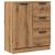 Dulap, stejar artizanal, 60x30x70 cm, lemn prelucrat GartenMobel Dekor