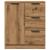Dulap, stejar artizanal, 60x30x70 cm, lemn prelucrat GartenMobel Dekor