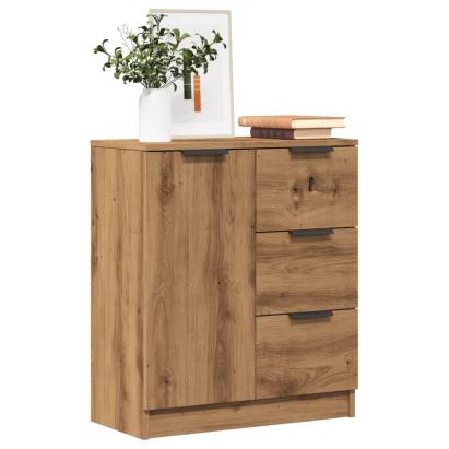 Dulap, stejar artizanal, 60x30x70 cm, lemn prelucrat GartenMobel Dekor