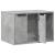 Cutie litieră pisici gri beton 60x40x40 cm lemn prelucrat GartenMobel Dekor