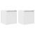 Noptiere montate pe perete 2 buc Alb 38x34x40 cm GartenMobel Dekor