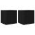 Noptiere montate pe perete 2 buc Negru 38x34x40 cm GartenMobel Dekor