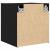 Noptiere montate pe perete 2 buc Negru 38x34x40 cm GartenMobel Dekor