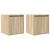Noptiere montate pe perete 2 buc Stejar Sonoma 38x34x40 cm GartenMobel Dekor