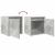 Noptiera de perete gri beton 38x34x40 cm GartenMobel Dekor