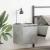 Noptiera de perete gri beton 38x34x40 cm GartenMobel Dekor