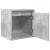 Noptiera de perete gri beton 38x34x40 cm GartenMobel Dekor