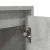 Noptiera de perete gri beton 38x34x40 cm GartenMobel Dekor
