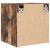 Noptiere montate pe perete 2 buc Stejar afumat 38x34x40 cm GartenMobel Dekor