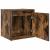 Noptiere montate pe perete 2 buc Stejar afumat 38x34x40 cm GartenMobel Dekor