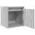 Noptiere montate pe perete 2 buc Gri Sonoma 38x34x40 cm GartenMobel Dekor