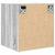 Noptiere montate pe perete 2 buc Gri Sonoma 38x34x40 cm GartenMobel Dekor