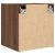 Noptiera montata pe perete Stejar maro 38x34x40 cm GartenMobel Dekor