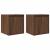 Noptiere montate pe perete 2 buc Stejar maro 38x34x40 cm GartenMobel Dekor