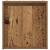 Noptiere montate pe perete 2 buc Lemn vechi 38x34x40 cm GartenMobel Dekor